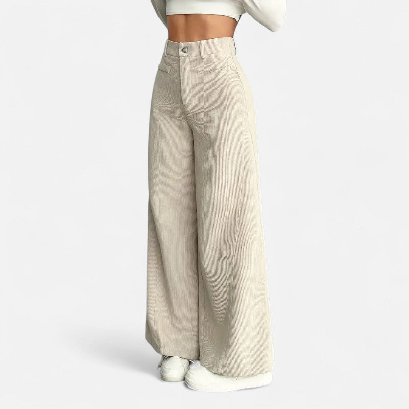 Belbo | Women's High-Waisted Wide-Leg Pants