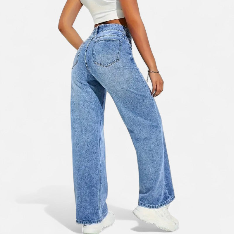 Belbo | Women's Comfort Fit Mid-Rise Jeans
