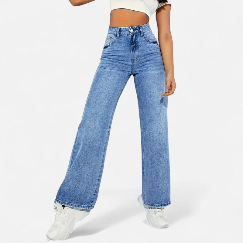 Belbo | Women's Comfort Fit Mid-Rise Jeans