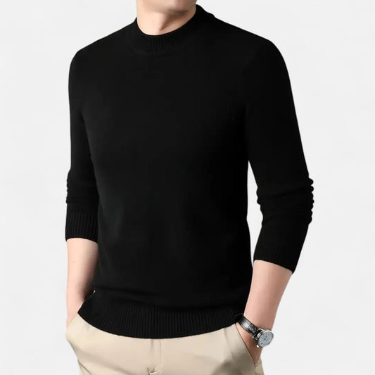 Belbo | Men's 100% Cashmere Fleece-Lined Sweater
