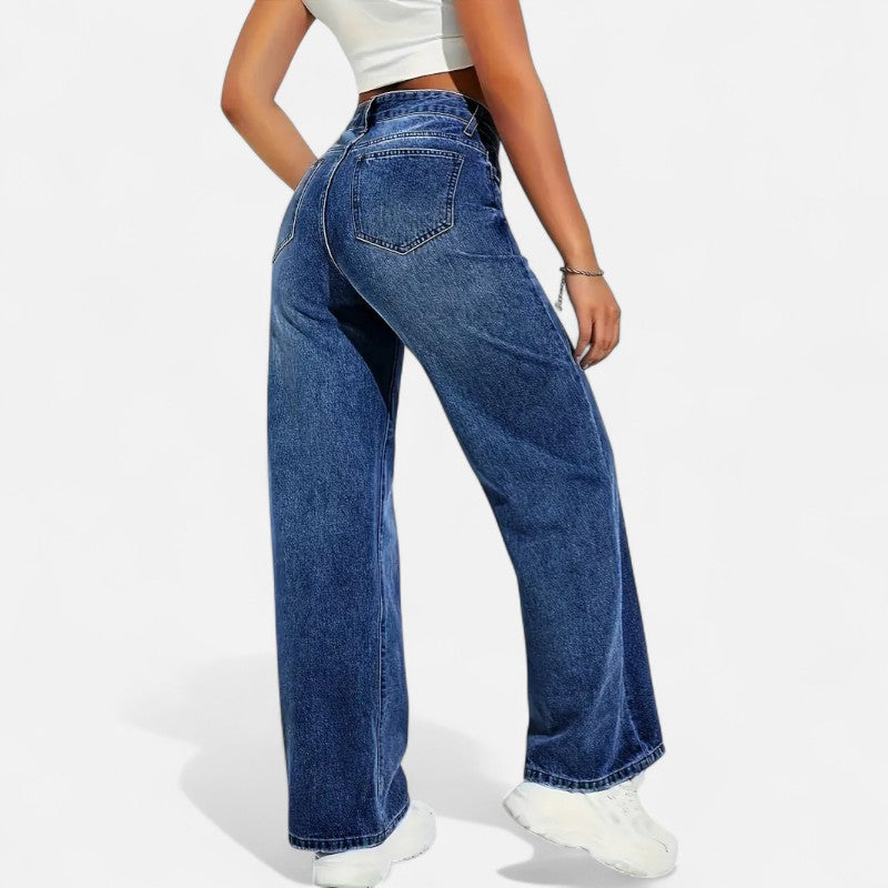Belbo | Women's Comfort Fit Mid-Rise Jeans