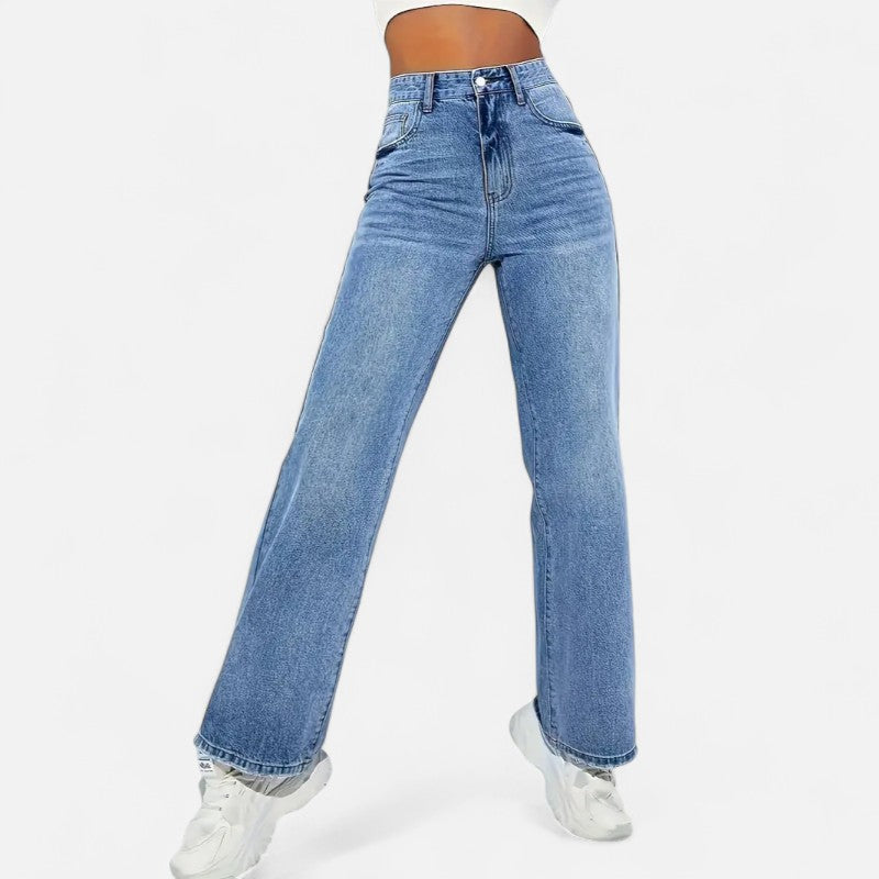 Belbo | Women's Comfort Fit Mid-Rise Jeans