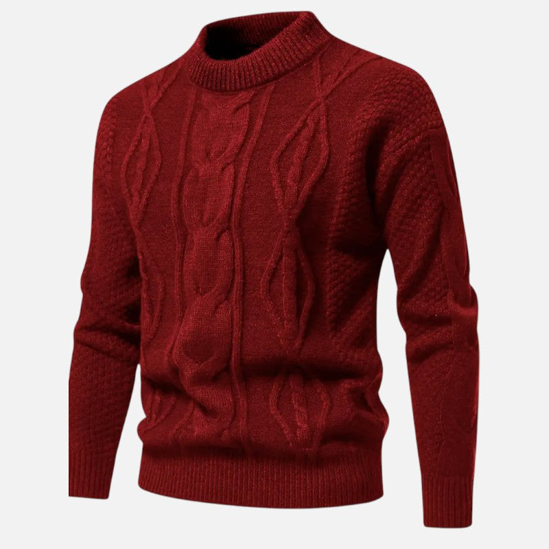 Belbo | Men's Stylish Solid Knitted Sweater