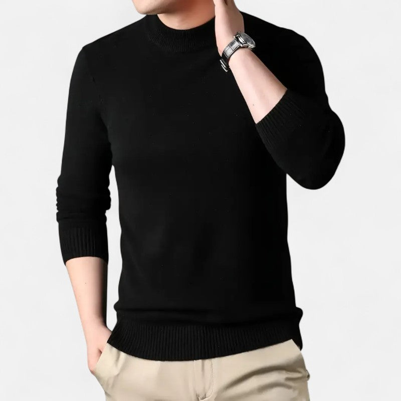 Belbo | Men's 100% Cashmere Fleece-Lined Sweater