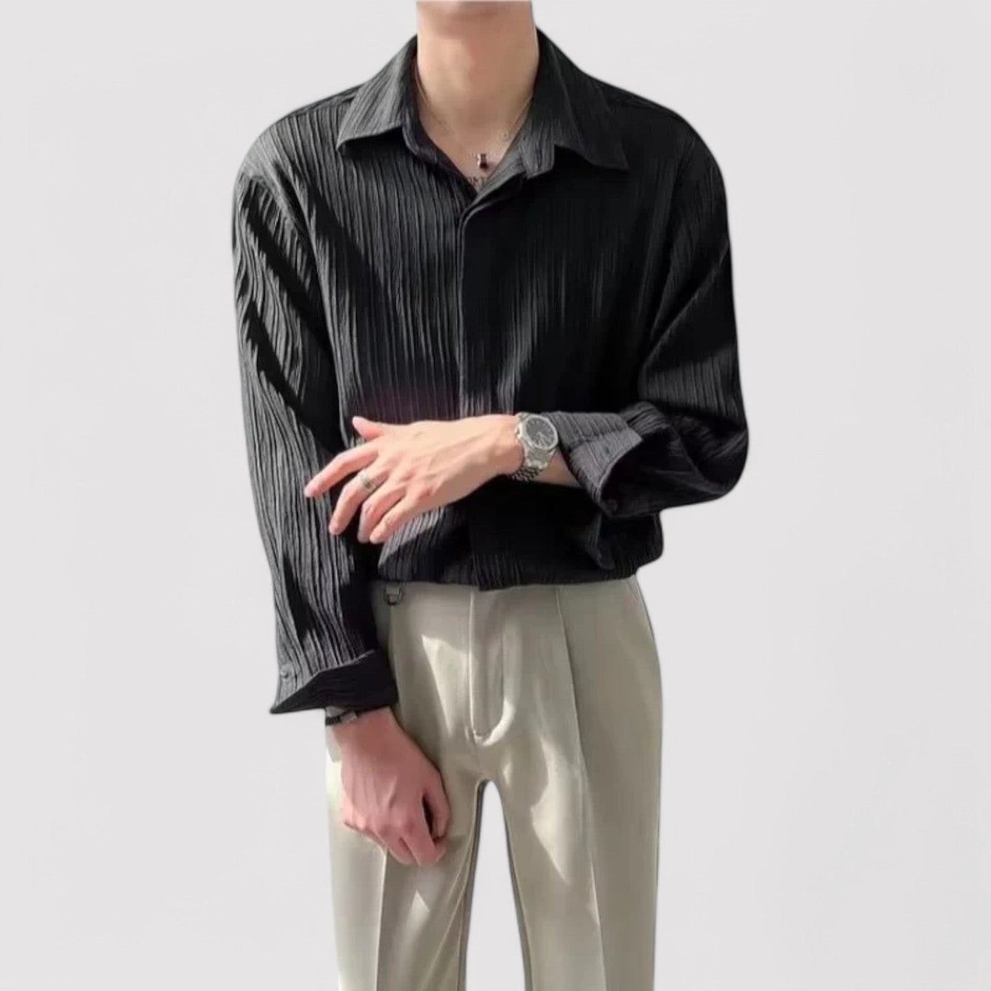 Belbo | Men's Premium Old Money Long Sleeve Business Shirt Loose Fit