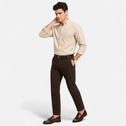 Belbo | Men’s Premium Handcrafted Full-Grain Leather Tassel Loafers – Hayes Slip-On Dress Casual Shoes