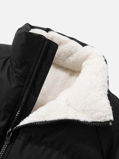 Belbo | Casual Solid Insulated Stand Collar Jacket