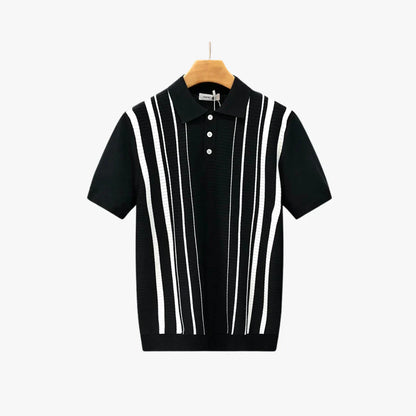 Belbo | Men's Premium Old Money Striped Knit Polo
